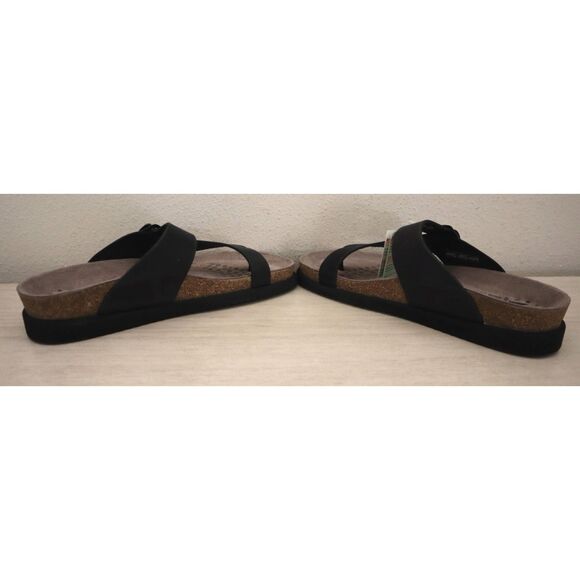 Mephisto Women's Sz 37 US 7 Black Nubuck Leather Helen Sandals - Picture 11 of 14